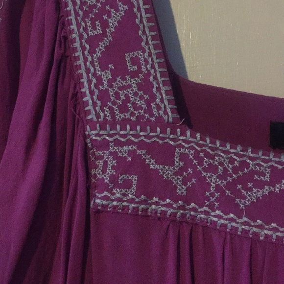 Boho Top with Stitching Details - Picture 2 of 3